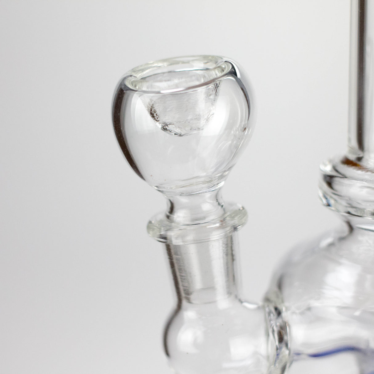 6" Mini Stemless Glass Bong with 14 mm Bowl Joint