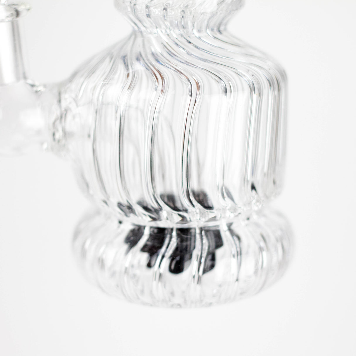 6" Mini Stemless Glass Bong with 14 mm Joint