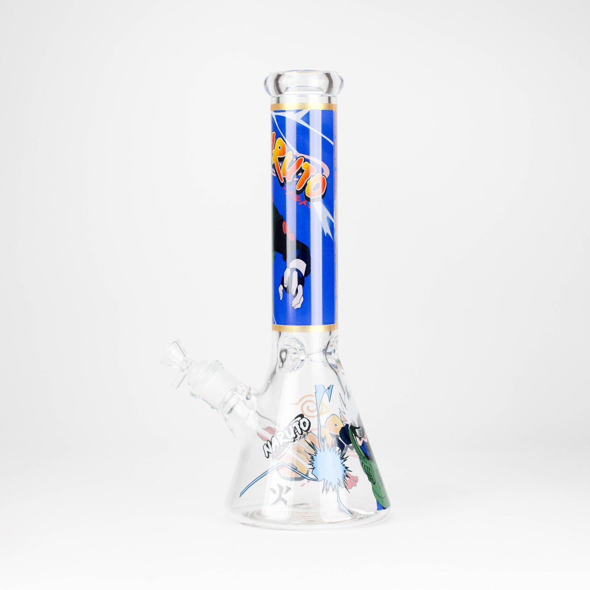 14-Inch Cartoon Beaker Bong - Thick 7mm Glass