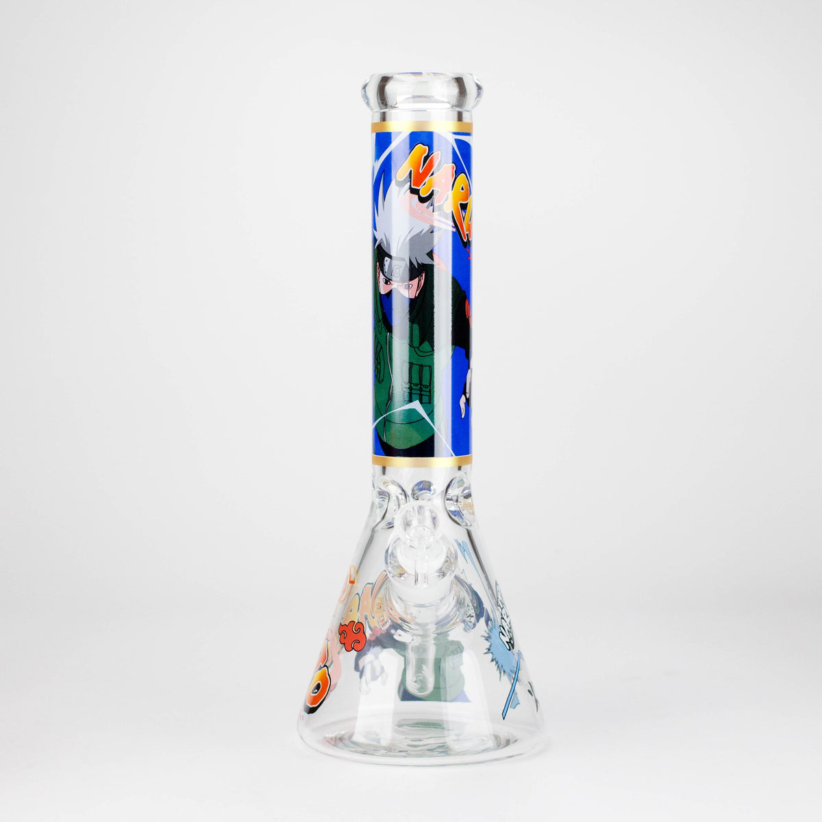 14-Inch Cartoon Beaker Bong - Thick 7mm Glass