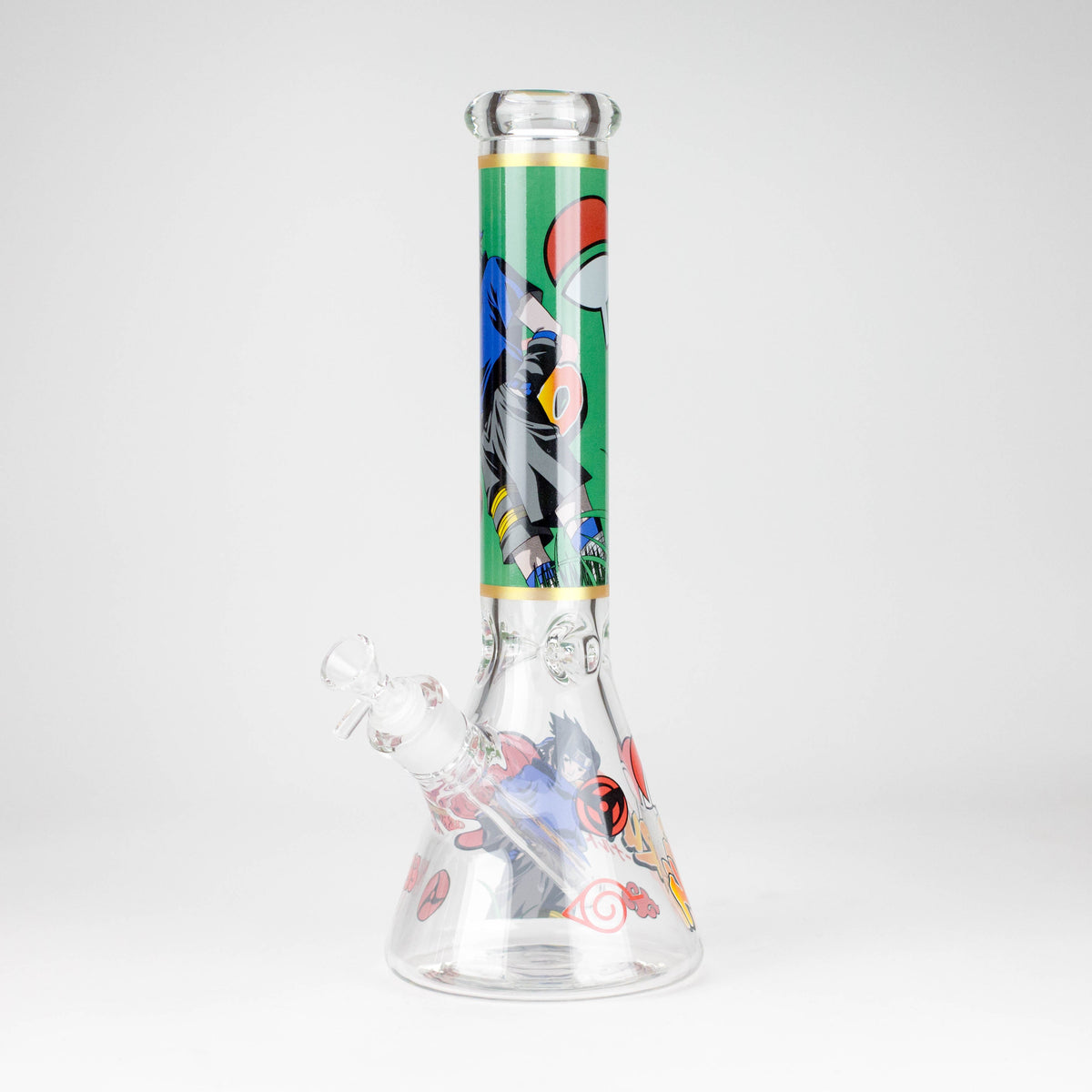 14-Inch Cartoon Beaker Bong - Thick 7mm Glass
