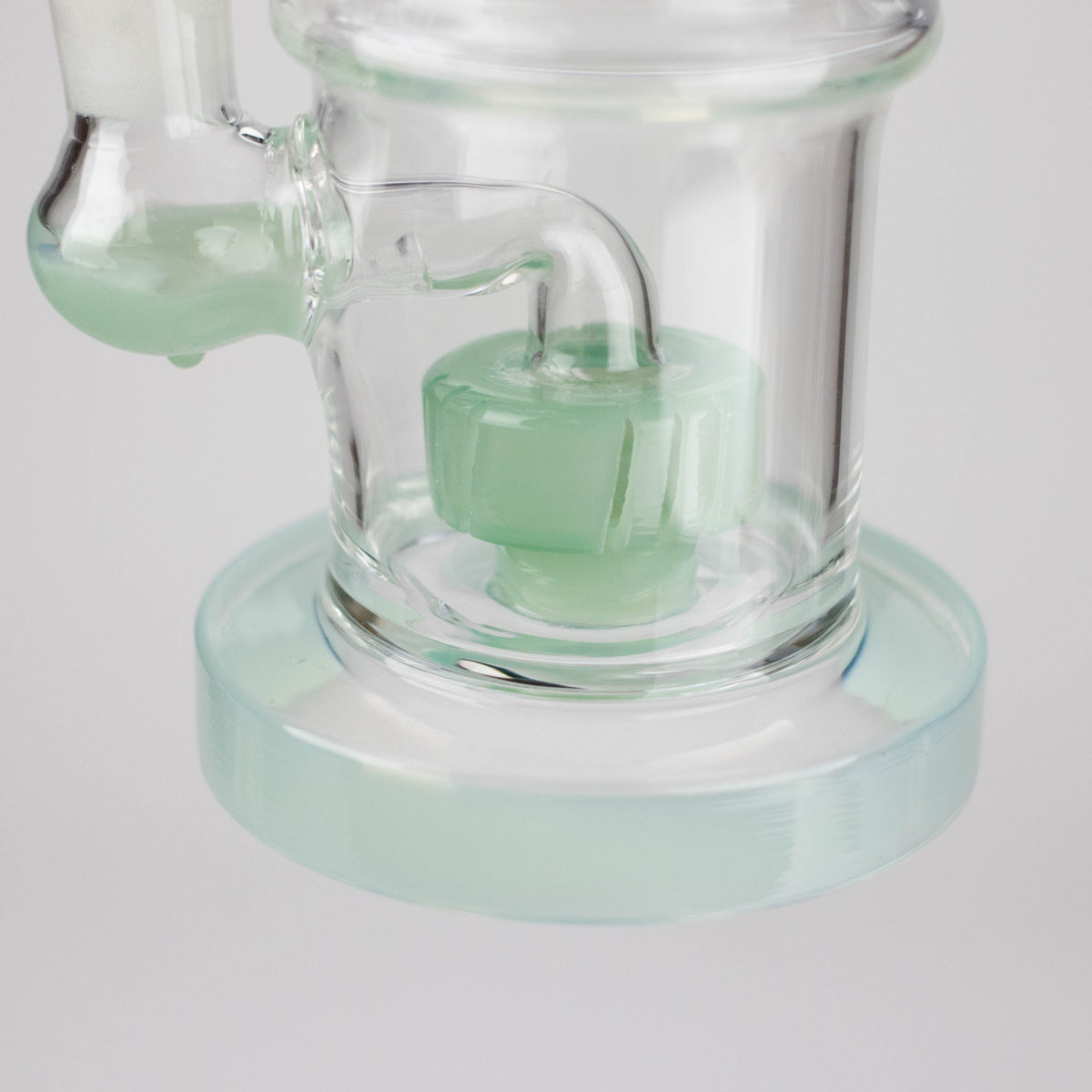 8" Assorted Bent Neck Glass Bong with Showerhead Diffuser