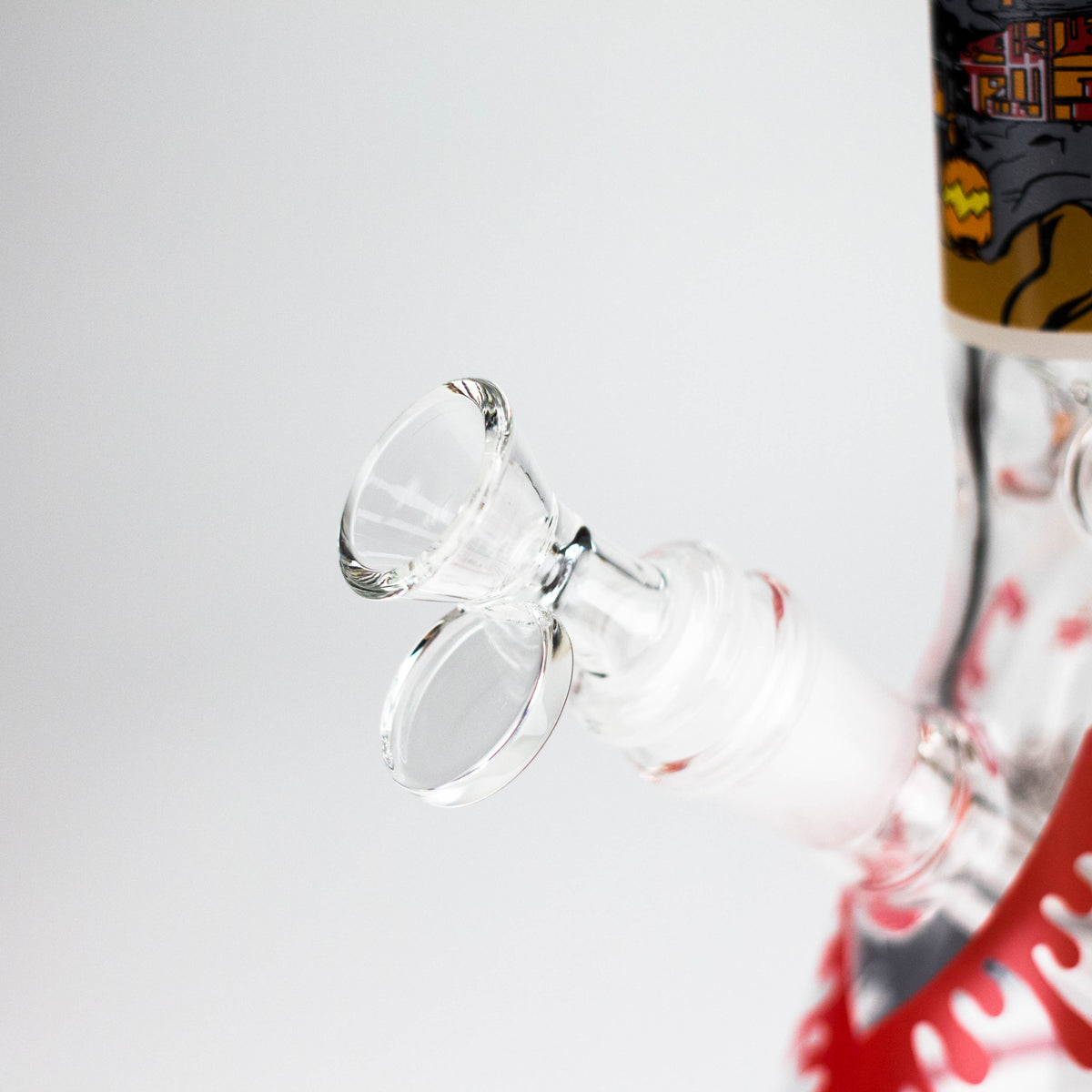 10-Inch Halloween Glow-in-the-Dark Glass Beaker Bong
