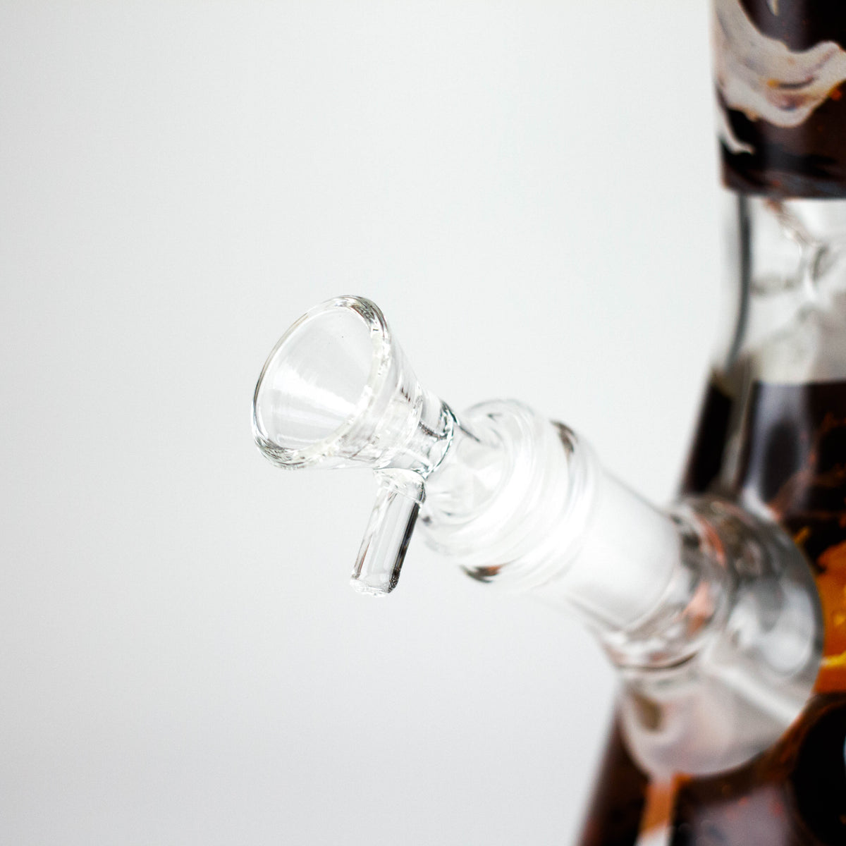 10-Inch Cute Ghost Glow-in-the-Dark Glass Beaker Bong