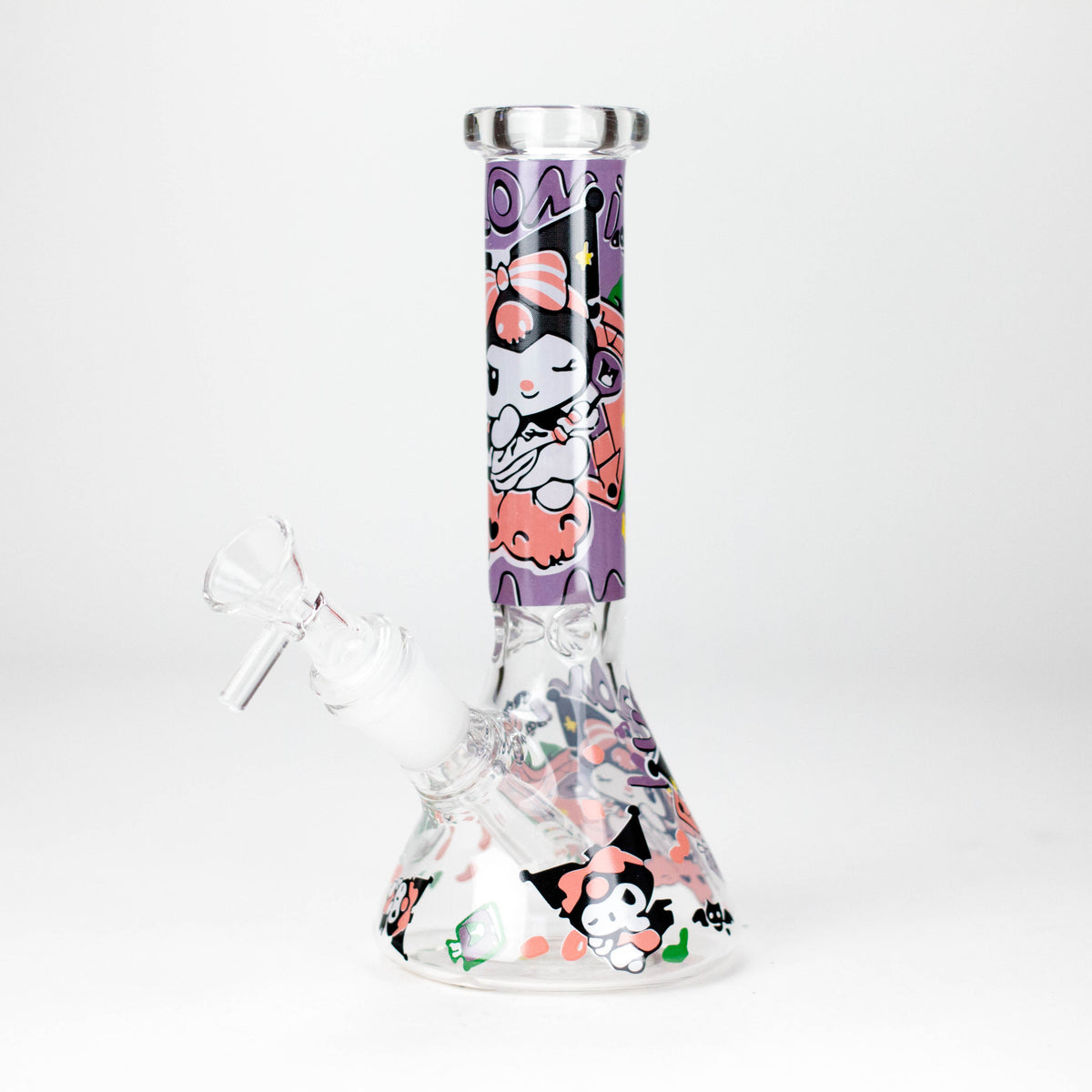 7.5" OP Design Beaker Bong with Ice Catcher – 4.4mm Glass