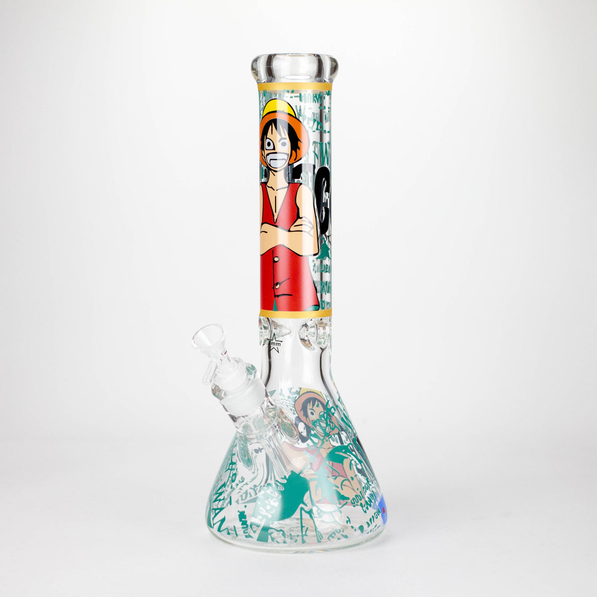14" OP Design 9mm Thick Glass Bong with Ice Catcher