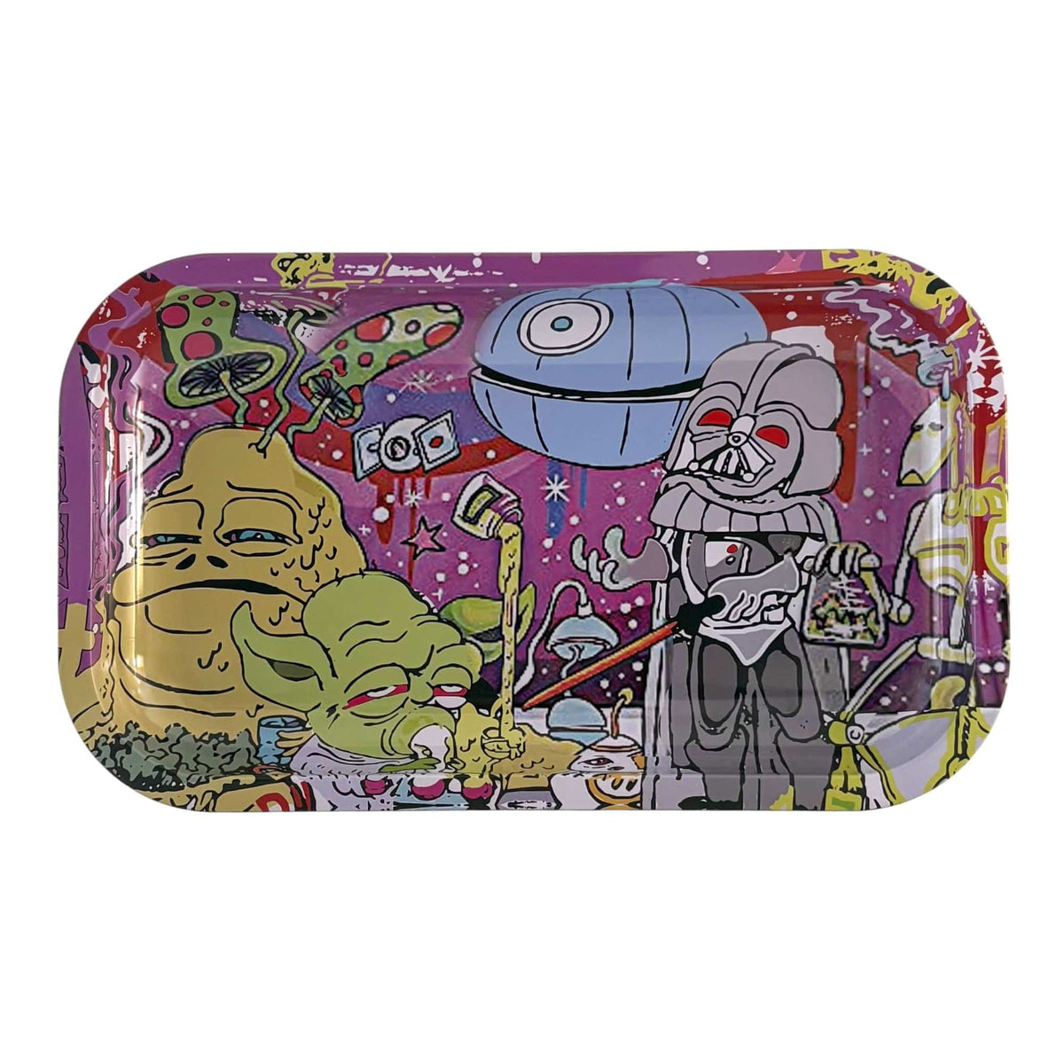 Super Supplys Inc Rolling Tray Leaf Medium Rolling Tray Leaf Medium Rolling Tray