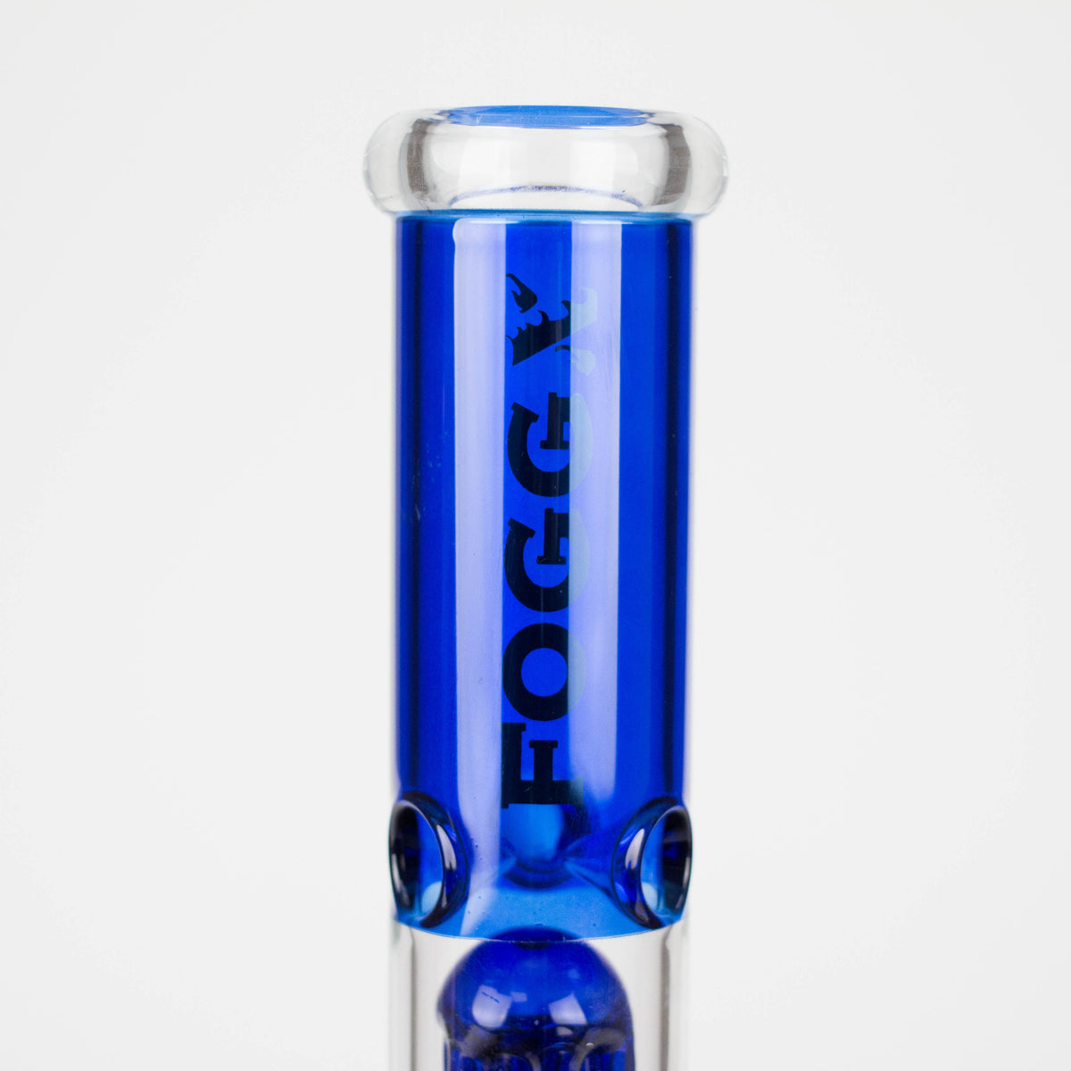 FOGGX 14-Inch Coloured Glass Water Pipe with Percolator