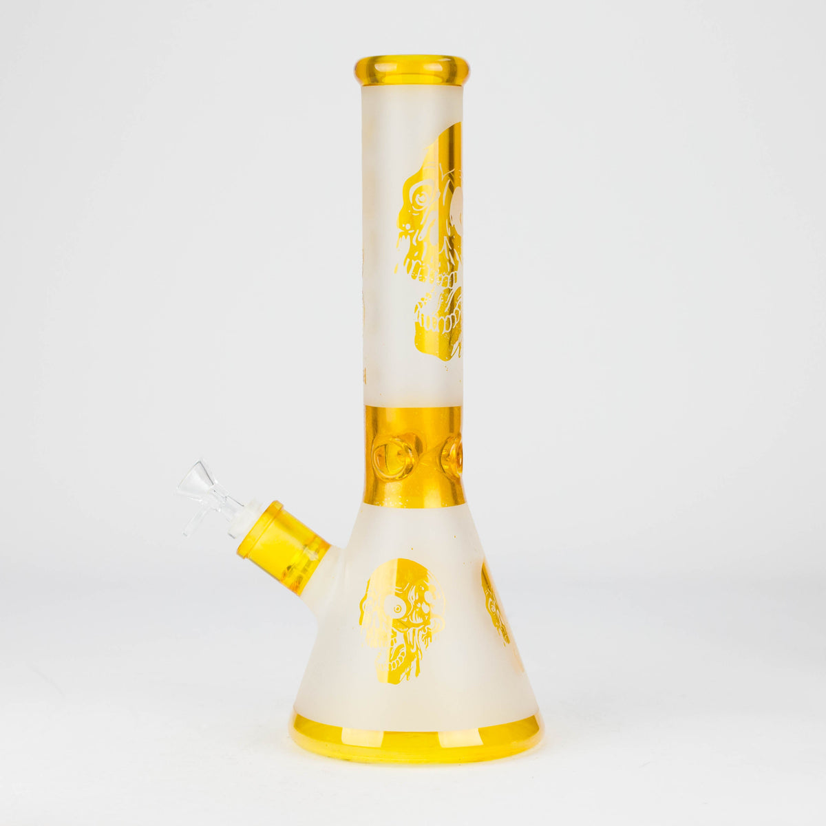 Bang à douille FOGGX Big Skull sablé de 35,5 cm – Verre 7 mm