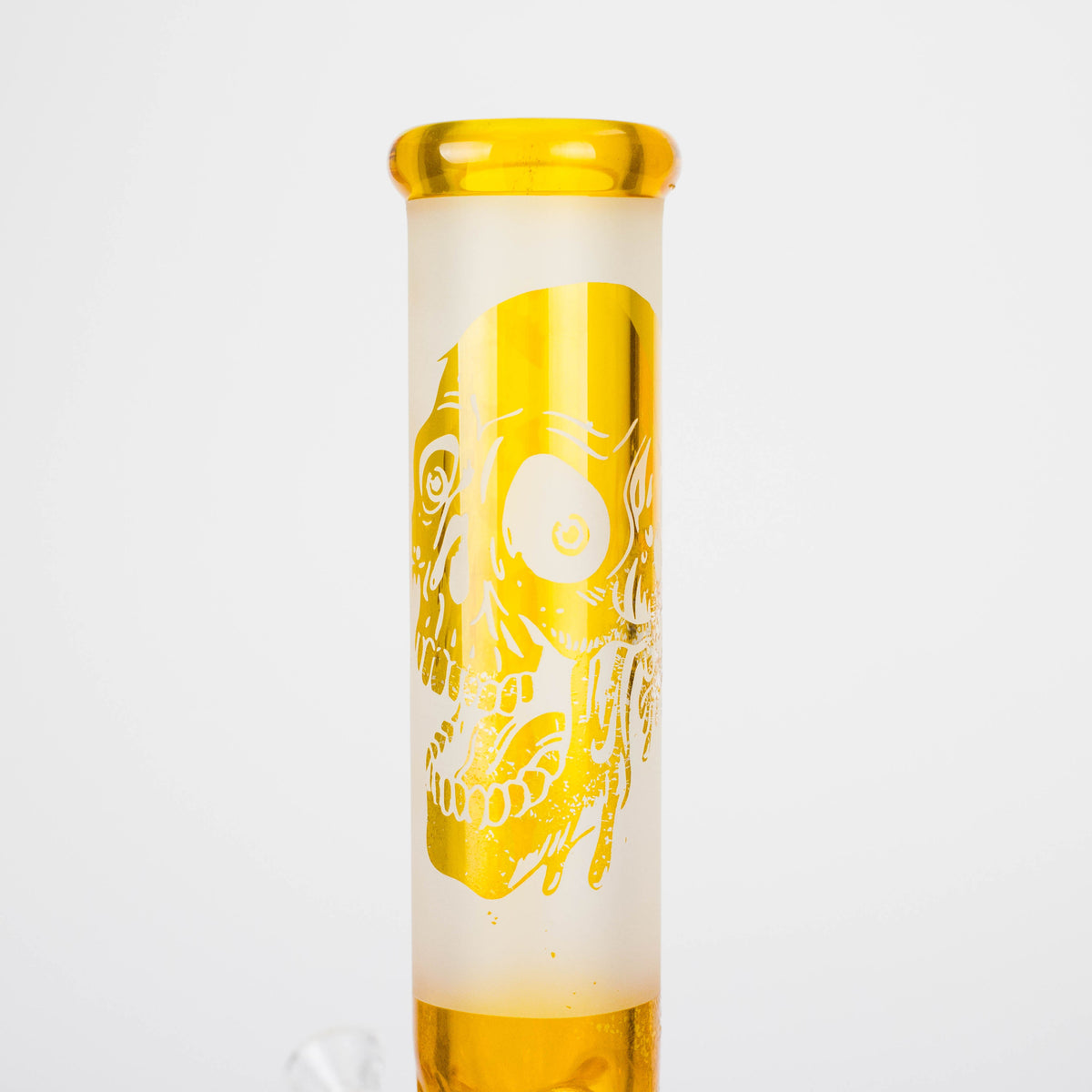 Bang à douille FOGGX Big Skull sablé de 35,5 cm – Verre 7 mm