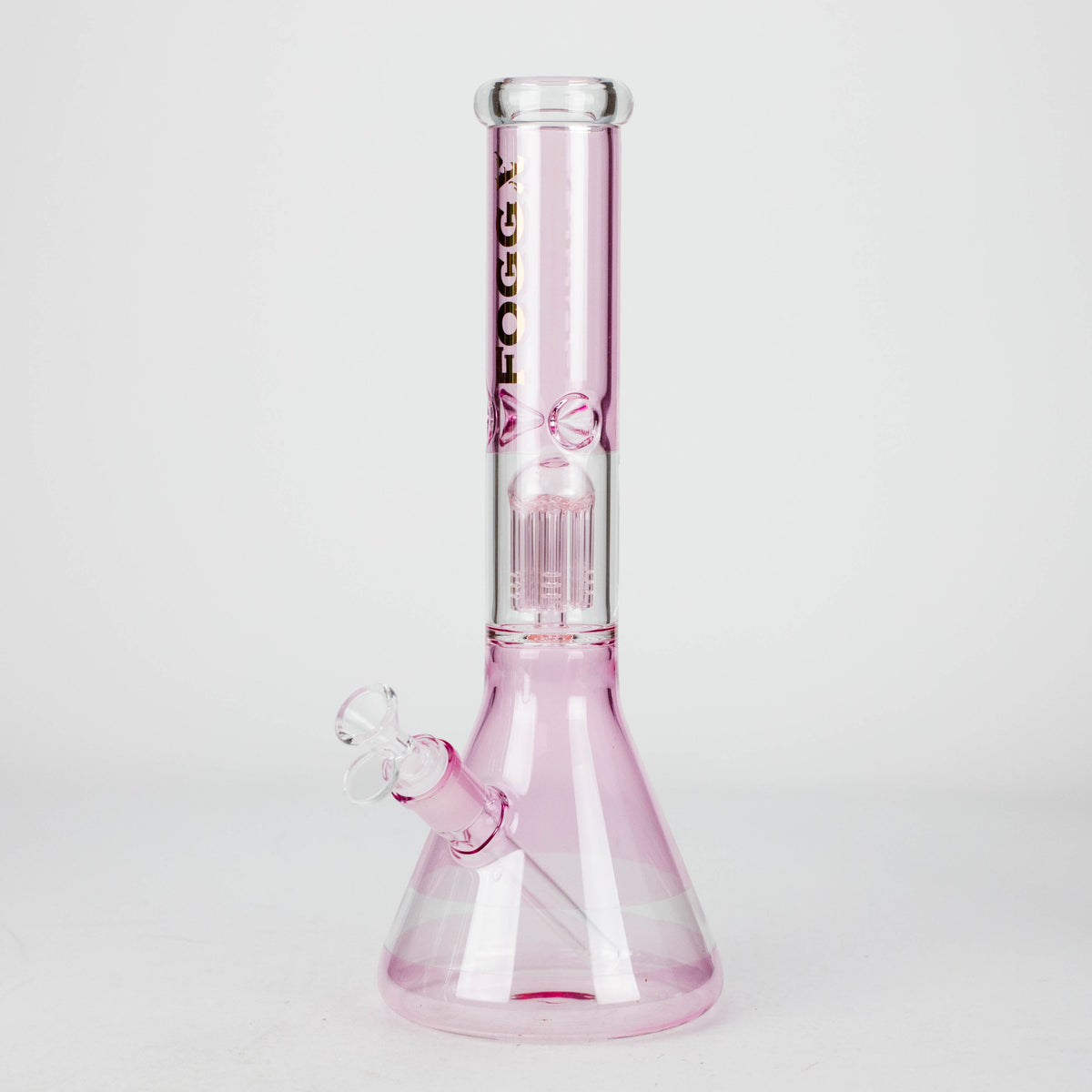 FOGGX 14-Inch Coloured Glass Water Pipe with Percolator