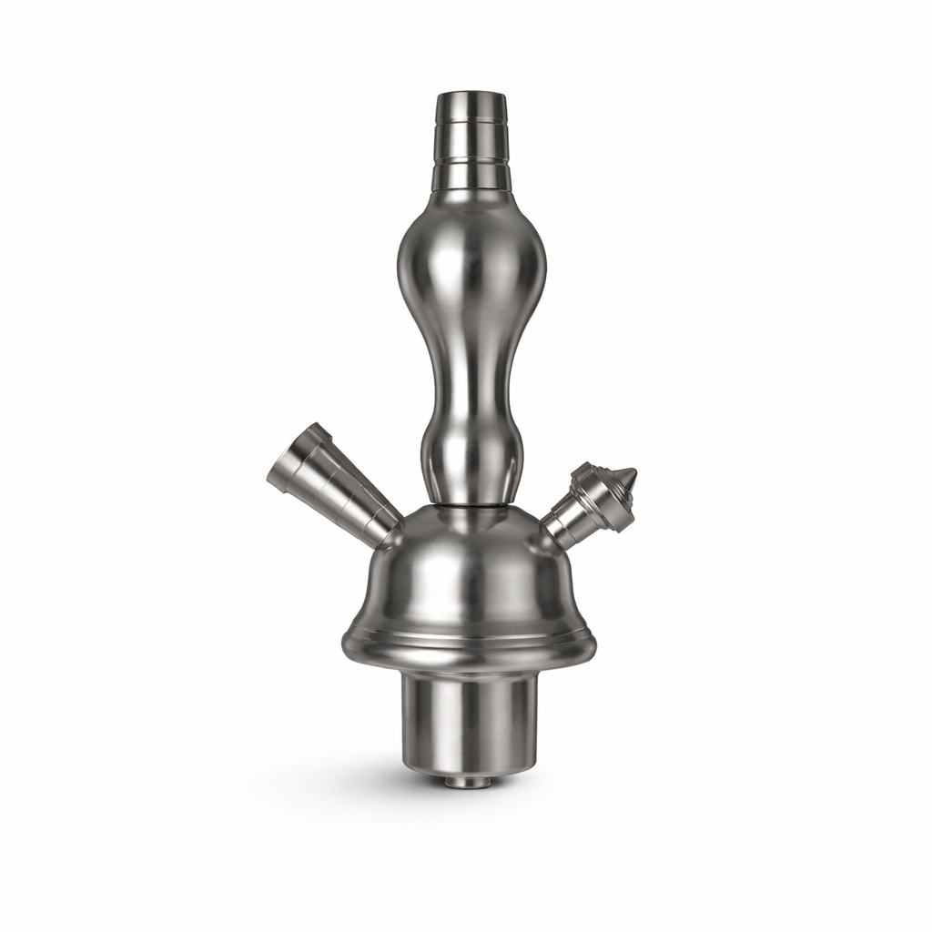 10" Compact Glass Hookah with Hose & Accessories
