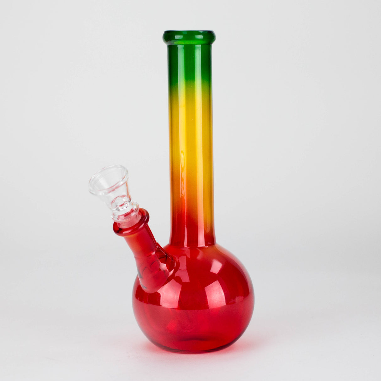 7" Assorted Rasta Mini Bong with 14 mm Bowl Stem