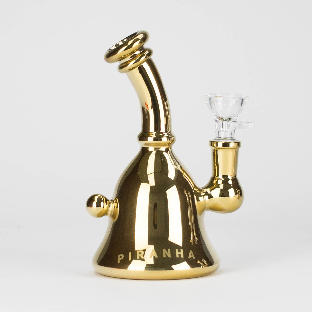 Piranha | 6" 24k Gold Dab Rig with Bowl