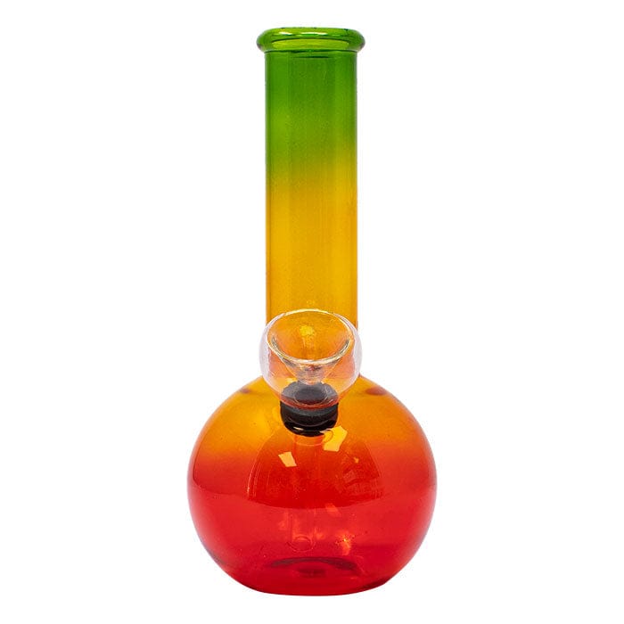 Maple Craft Inc Glass Bong 7" Rasta Colour Cylindrical Glass Bong with Removable Downstem 7" Rasta Colour Glass Bong - Removable Downstem | Canada