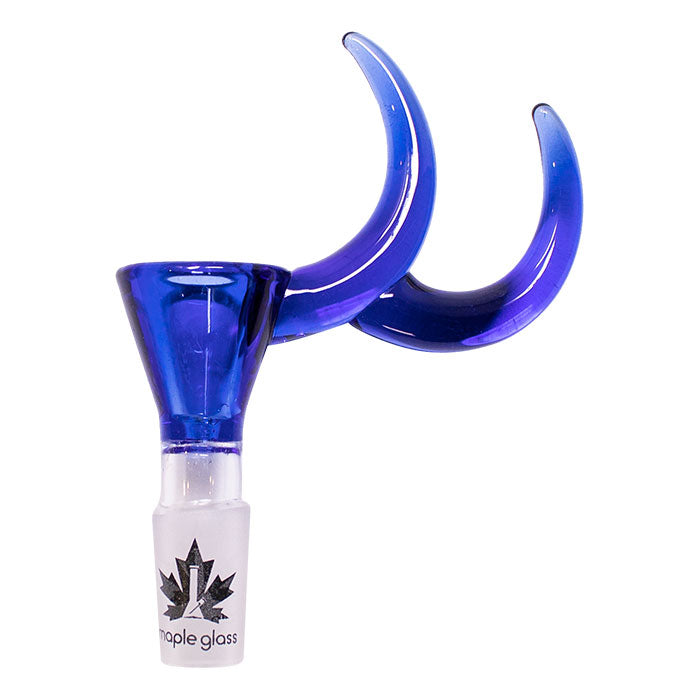 Maple Glass | Double Dizzy Horn Bowl 14mm