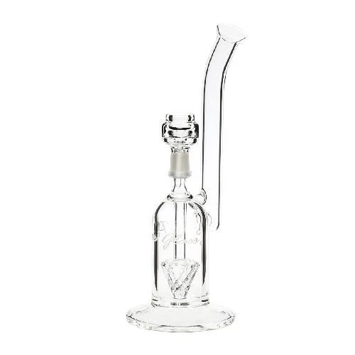 PINNACLE DISTRIBUTORS INC. Glass Rig Pure Glass 6.5" Arrow Perc 10mm Flower & Dab Bubbler Pure Glass 6.5" Arrow Perc Bubbler | Canada