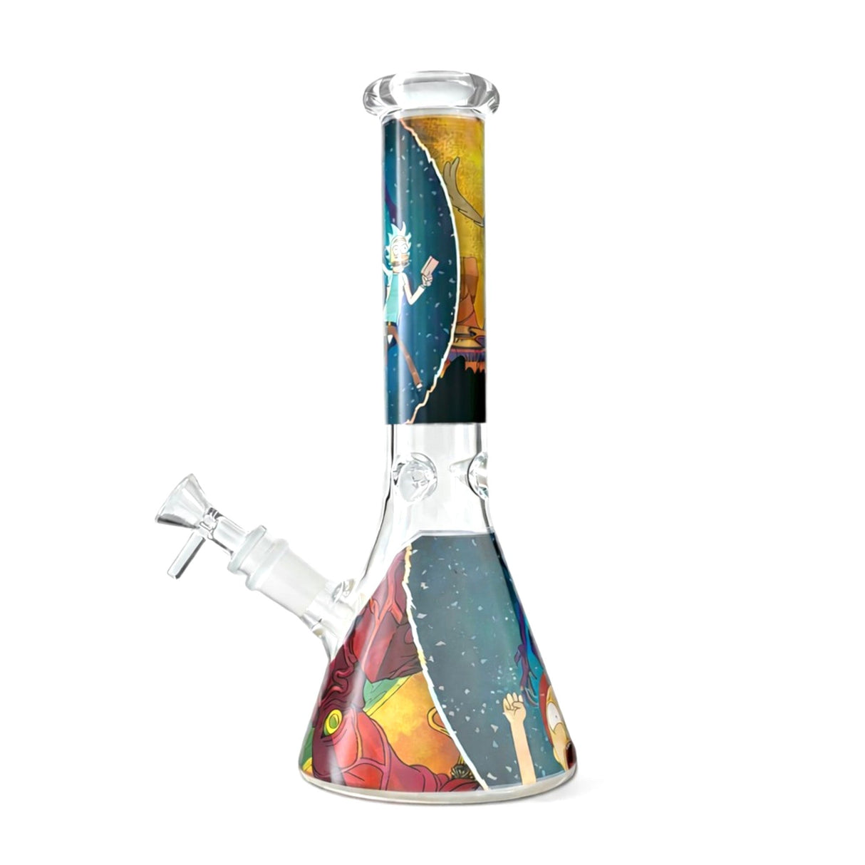 Portal Series 10" Multiverse Graphic Beaker Glass Bong