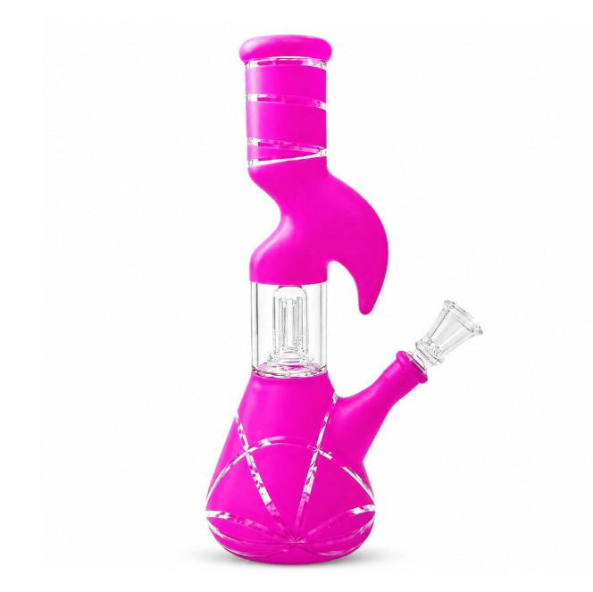 10" Matte Colour Zong Bong with 14 mm Bowl