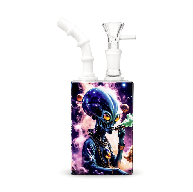 Super Supplys Inc Bundle Cosmic Pulse 7.5" Juice Box Glass Bong Travel Kit Cosmic Pulse 7.5" Juice Box Bong Kit | Canada