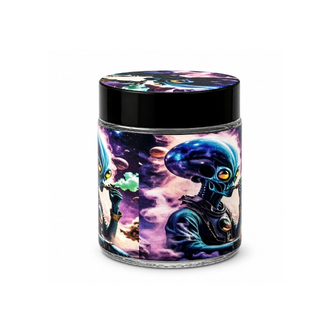 Cosmic Pulse 7.5" Juice Box Glass Bong Travel Kit