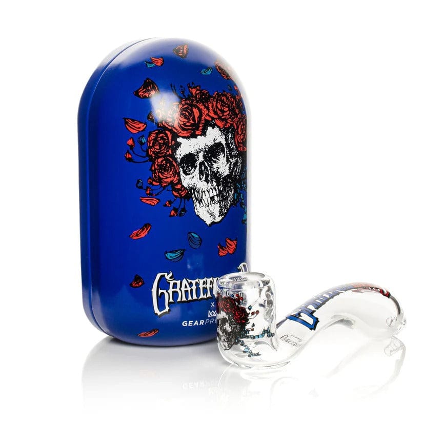 West Coast Gifts Glass Pipe Grateful Dead x GEAR Premium® | 5.5" Bertha Sherlock Hand Pipe In Collectible Tin Grateful Dead x GEAR Premium® | 5.5" Bertha Sherlock Hand Pipe In Collectible Tin