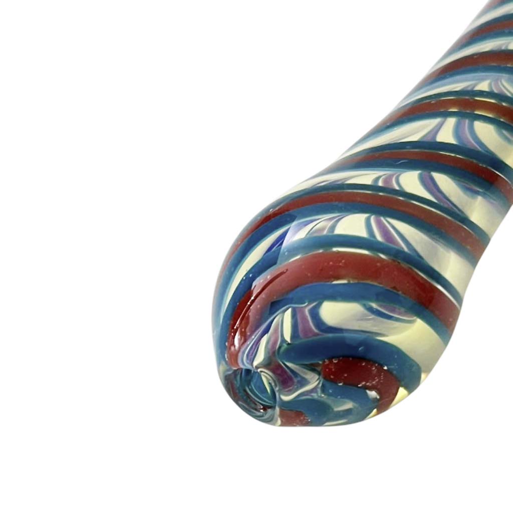 4.5" Fusion Spin Spiral Spoon Glass Pipe 2-Pack