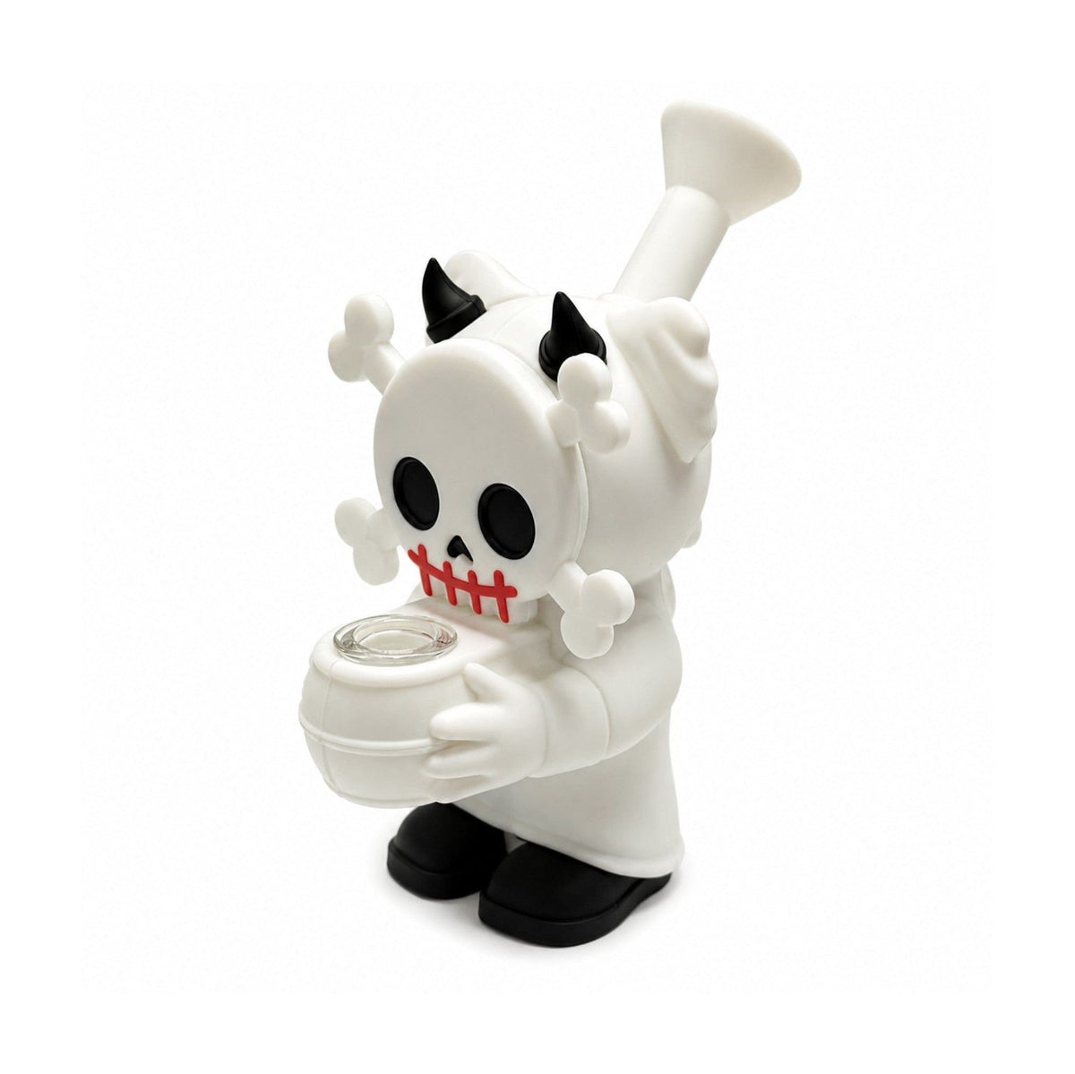 Super Supplys Inc Resin · Silicone · Plastic Bong 6" Devil Skull Silicone Water Pipe – Compact Novelty Character Bong 6" Devil Skull Silicone Water Pipe | Canada