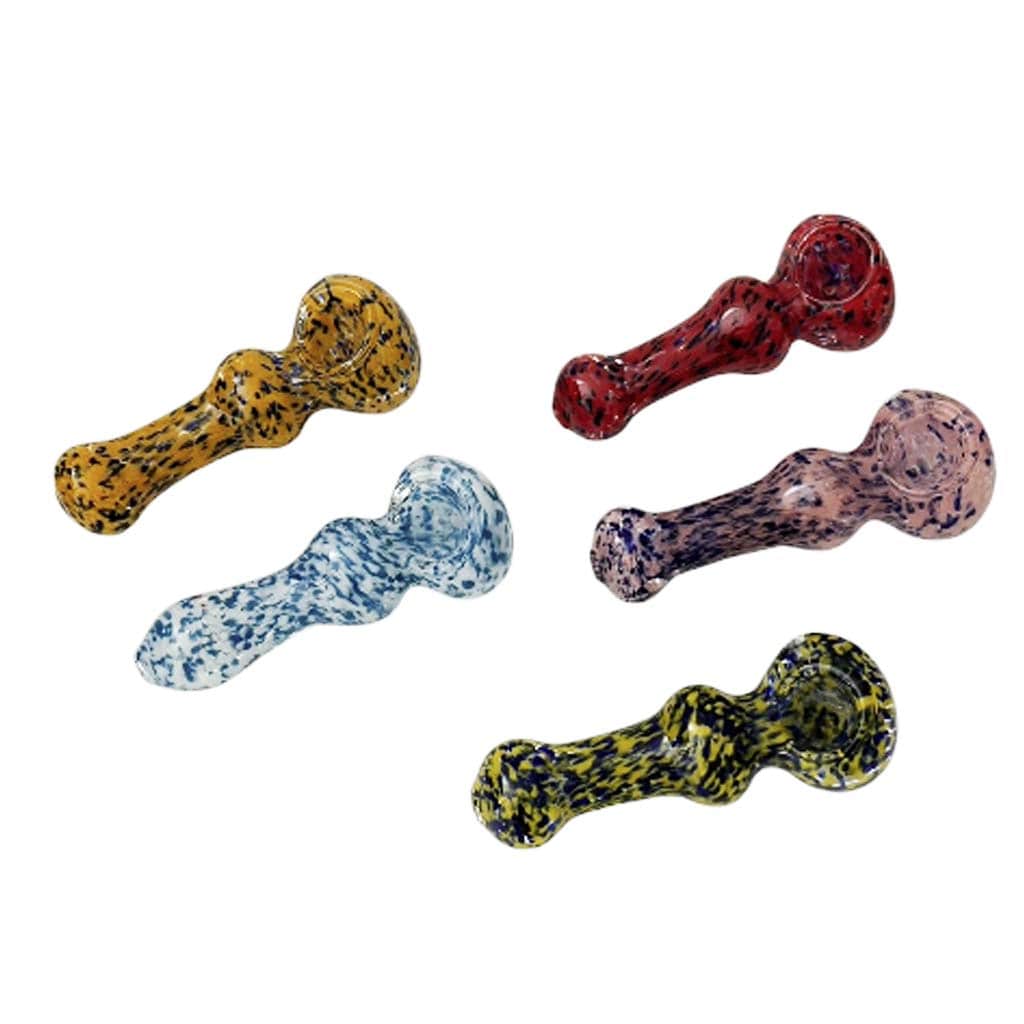 Super Supplys Inc Glass Pipe 4.5" IceCore Speckled Marble Glass Spoon Pipe 2-Piece Set 4.5" IceCore Glass Spoon Pipe 2-Pack | Canada