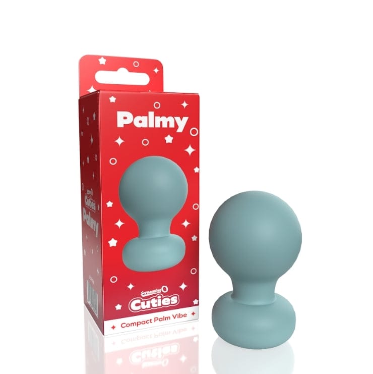 JAL Massager Screaming O - Cuties Palmy Palm Vibrator - Powder Blue Screaming O - Cuties Palmy Palm Vibrator - Powder Blue