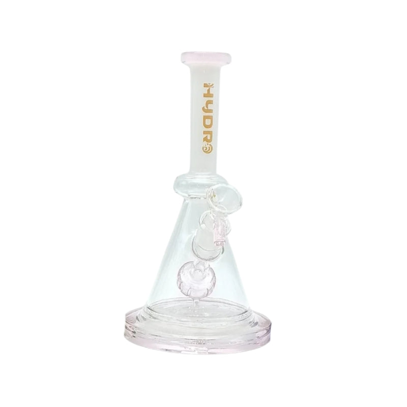 10" Hydro Beaker Glass Bong - Green, Pink or Blue