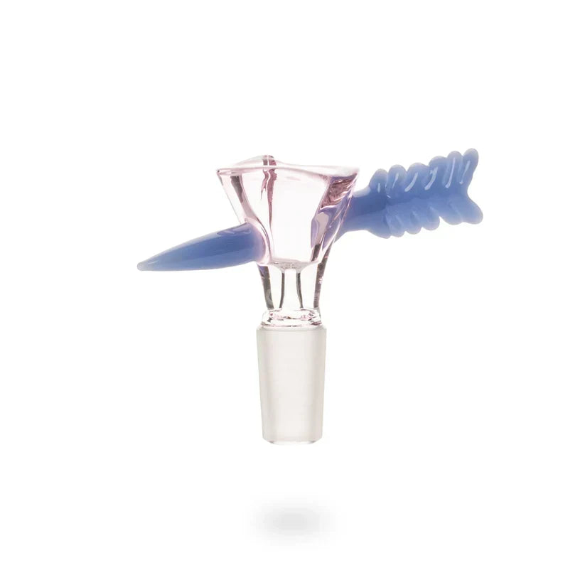 Red Eye Glass 14mm Pink Cupid's Arrow Bong Bowl