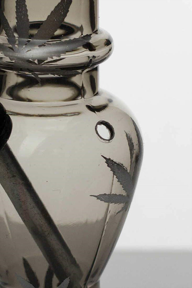 7" Acrylic Water Pipe with Grinder Base