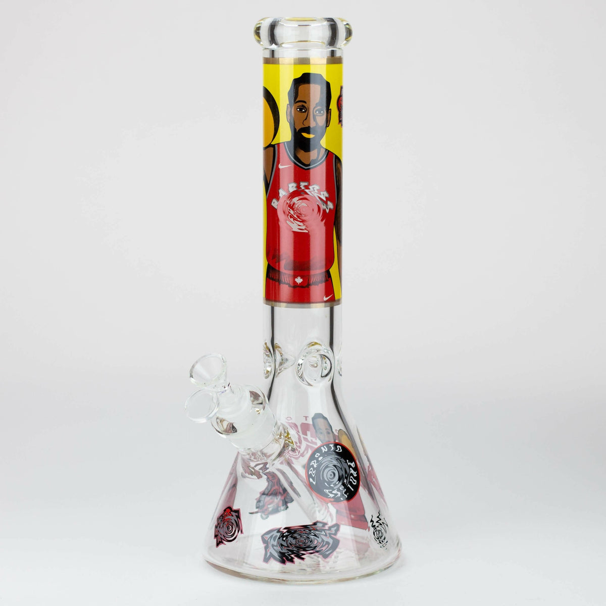 JJ Distribution Glass Bong 14" TO Champions 7mm glass water bong 14" TO Champions 7mm glass water bong