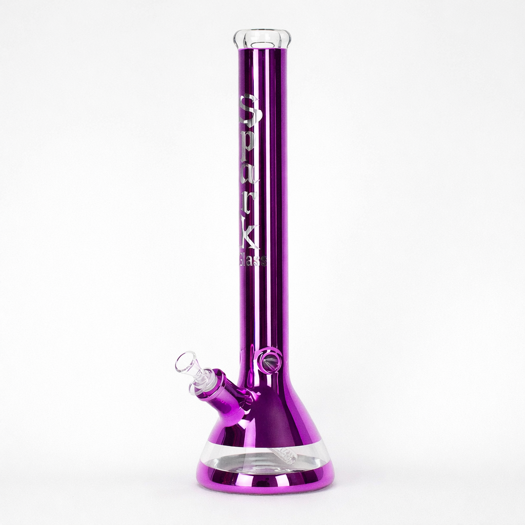 SPARK 18" Thick Glass Beaker Bong with Ice Catcher