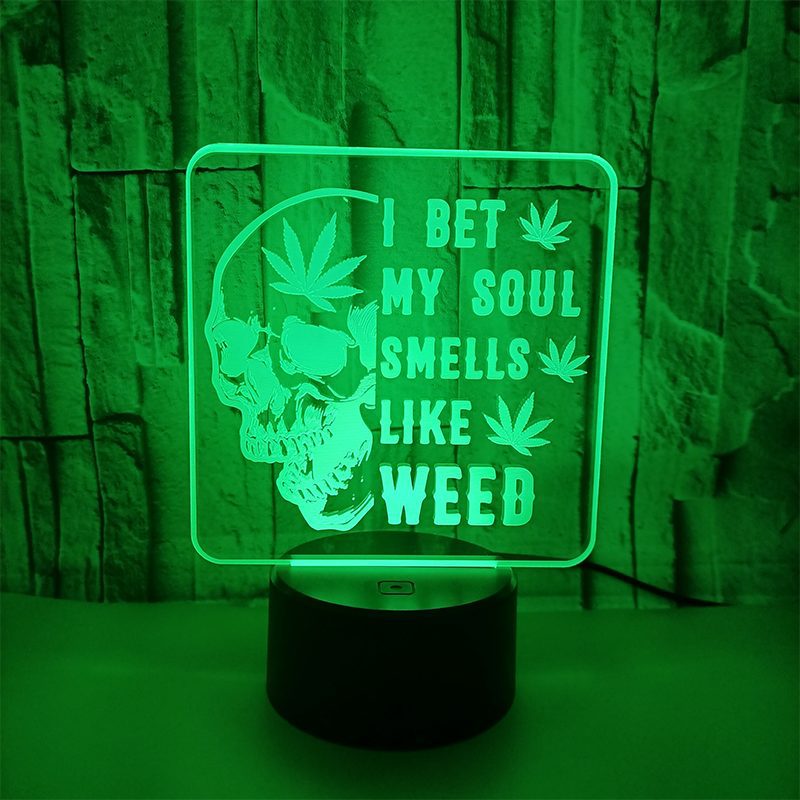 LED 3D Illusion Table Lamp with Remote