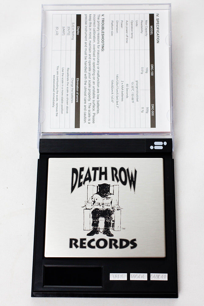 INFYNITI DEATH ROW records DRCO 100 scale