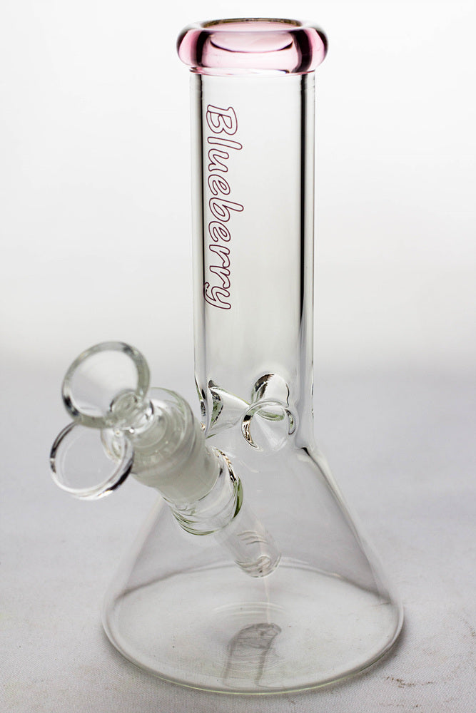 8" Blueberry glass beaker water bong ( N8040 )