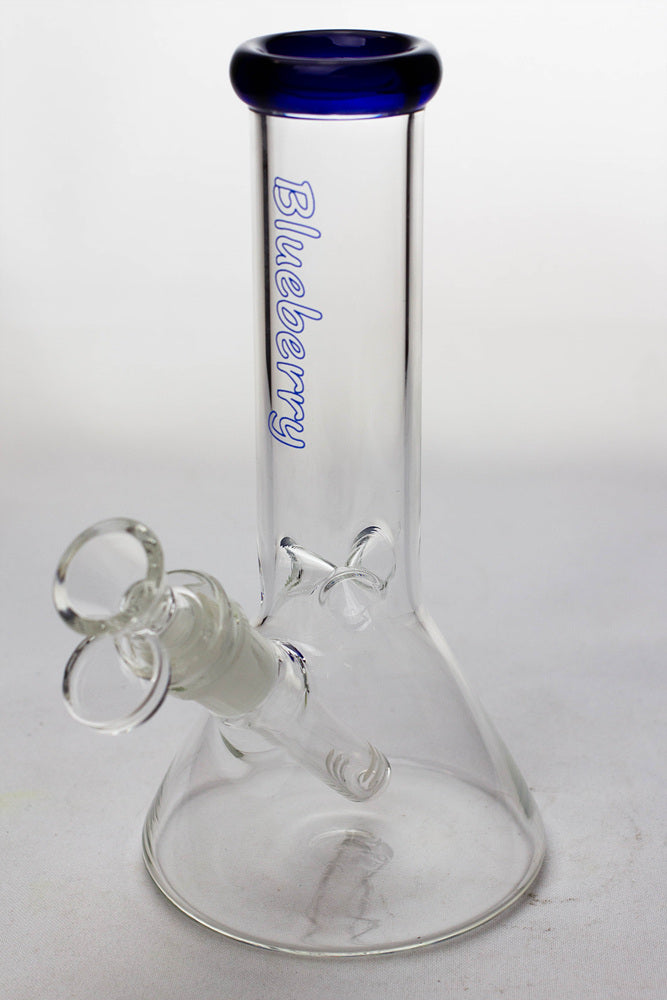 8" Blueberry glass beaker water bong ( N8040 )