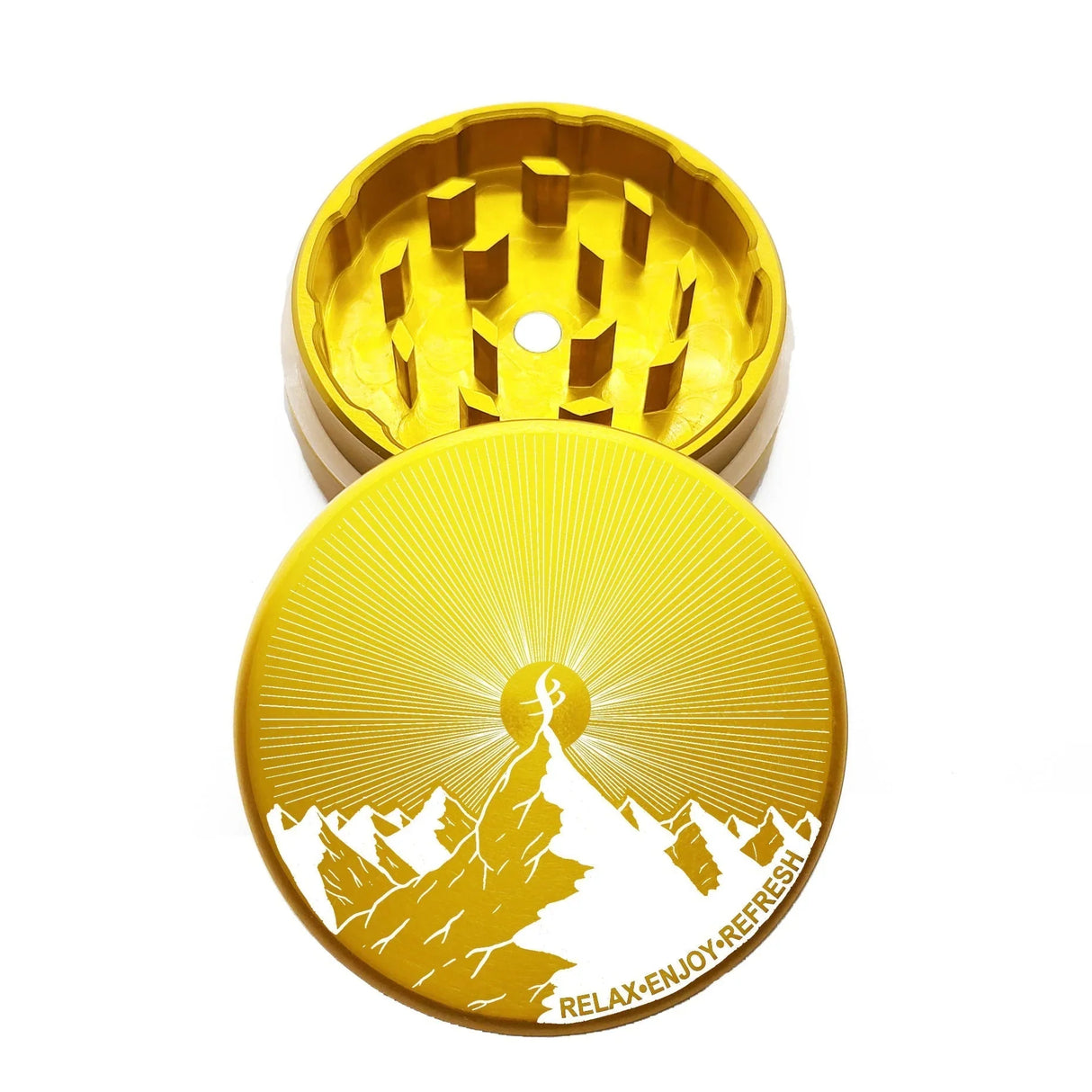 4SCORE®️ x Tahoe Grinder Co. USA made 2 PCS Herb Grinder - Limited Edition
