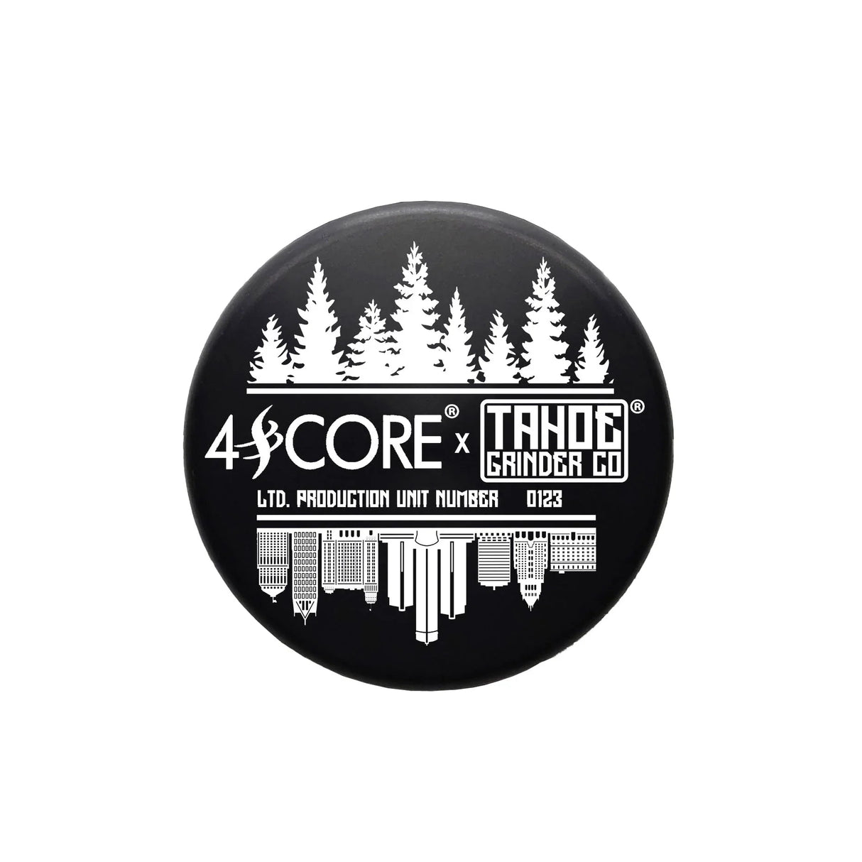 4SCORE®️ x Tahoe Grinder Co. USA made 2 PCS Herb Grinder - Limited Edition