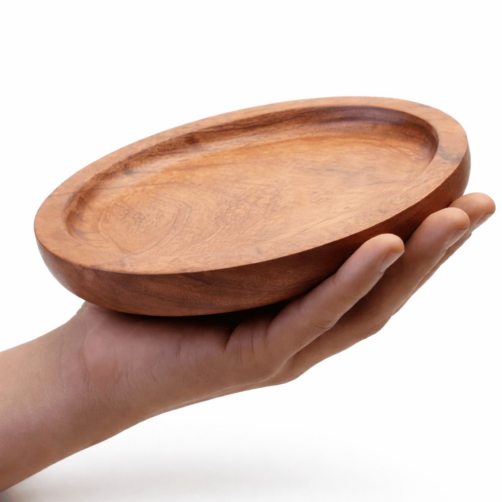 THEBOOMBOXCLUB Canada Rolling Tray TBBC | Natural Hardwood oval Rolling Tray TBBC | Natural Hardwood oval Rolling Tray