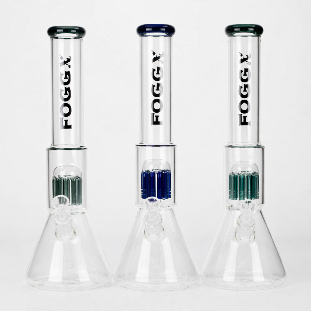 FOGGX 17-Inch Pirelli Percolator Glass Water Pipe