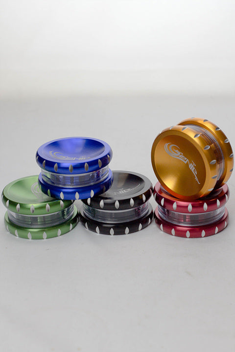 2 parts Genie aluminium herb grinder - Concave