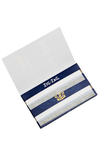 Zig-Zag Free Burning Blue Kutcorners Papers - 25 Pack