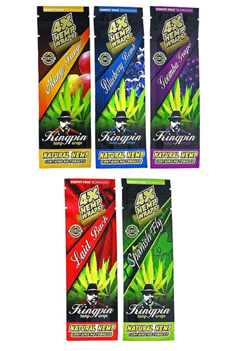 Kingpin Hemp Wraps - 25 packs