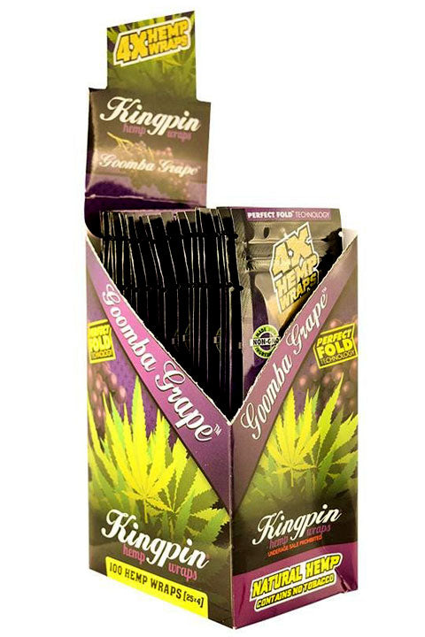 Kingpin Hemp Wraps - 25 packs