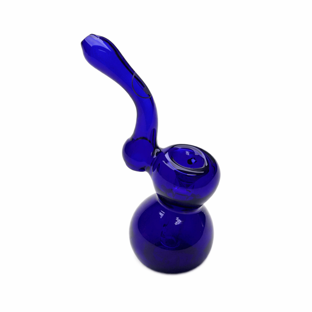Maq Distributors Glass Pipe Tree Glass | 4.5" Basic Stem Sherlock Glass Bubbler Tree Glass | 4.5" Basic Stem Sherlock Glass Bubbler