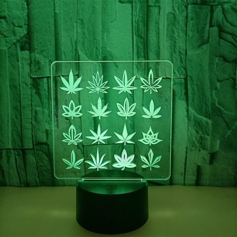 LED 3D Illusion Table Lamp with Remote