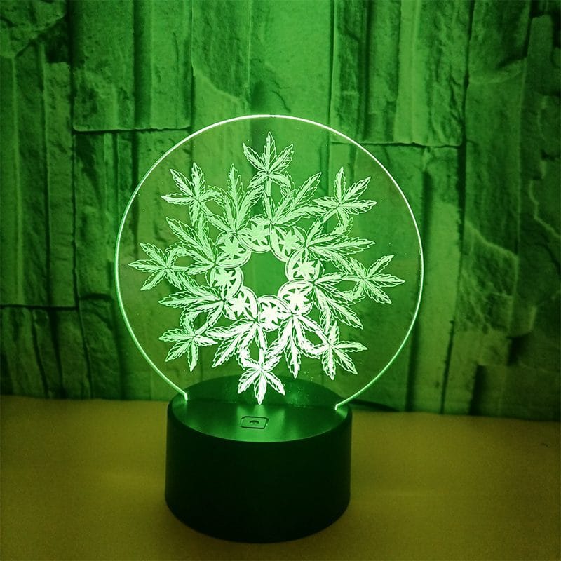 Canadian Distributor Decorative Light LED 3D Illusion Table Lamp with Remote LED 3D Illusion Table Lamp with Remote